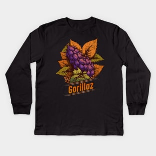 Vintage Gorillaz - Save The Plant Kids Long Sleeve T-Shirt